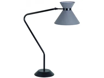 HAT - Metal table lamp with fixed arm by Flam & Luce - view 2